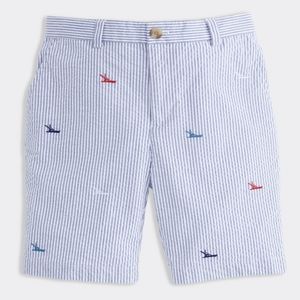 Vineyard Vine Sprtfisher Seersucker Breaker Shorts